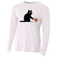 Kamala Harris 2024 Victory Black Cat Vs Elephant Trump Cooling Performance Long Sleeve Crew