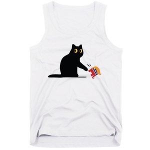 Kamala Harris 2024 Victory Black Cat Vs Elephant Trump Tank Top