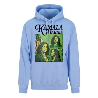 Kamala Harris 24 For The People Green Unisex Surf Hoodie