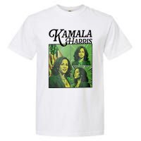 Kamala Harris 24 For The People Green Garment-Dyed Heavyweight T-Shirt