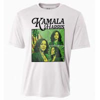 Kamala Harris 24 For The People Green Cooling Performance Crew T-Shirt