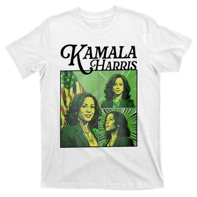 Kamala Harris 24 For The People Green T-Shirt