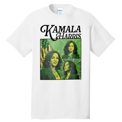 Kamala Harris 24 For The People Green Tall T-Shirt