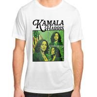 Kamala Harris 24 For The People Green Adult ChromaSoft Performance T-Shirt