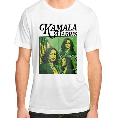 Kamala Harris 24 For The People Green Adult ChromaSoft Performance T-Shirt