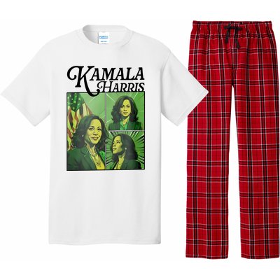 Kamala Harris 24 For The People Green Pajama Set