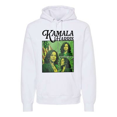 Kamala Harris 24 For The People Green Premium Hoodie