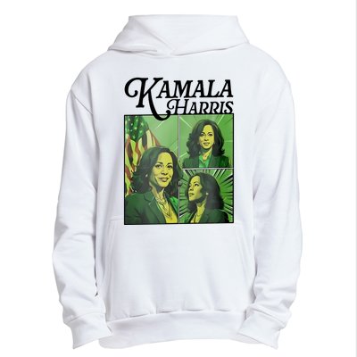 Kamala Harris 24 For The People Green Urban Pullover Hoodie