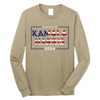 Kamala Harris 2024 Us Flag Vintage Election President 2024 Long Sleeve Shirt