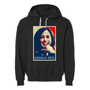 Kamala Harris 2024 For President Campaign Garment-Dyed Fleece Hoodie