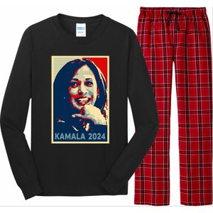 Kamala Harris 2024 For President Campaign Long Sleeve Pajama Set