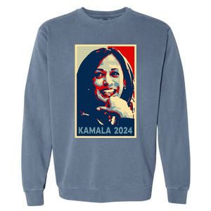 Kamala Harris 2024 For President Campaign Garment-Dyed Sweatshirt