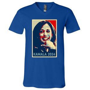 Kamala Harris 2024 For President Campaign V-Neck T-Shirt