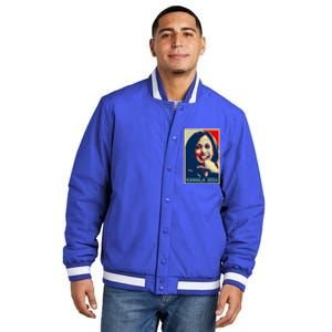 Kamala Harris 2024 For President Campaign Insulated Varsity Jacket