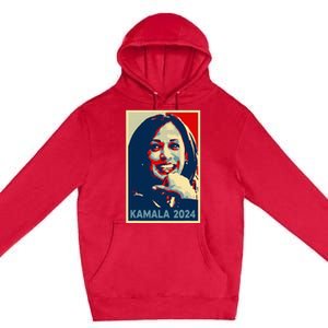 Kamala Harris 2024 For President Campaign Premium Pullover Hoodie