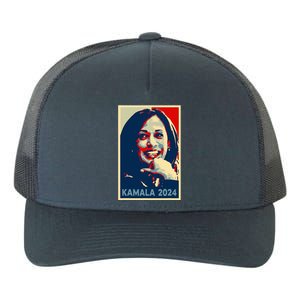 Kamala Harris 2024 For President Campaign Yupoong Adult 5-Panel Trucker Hat