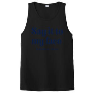 Kamala Harris 2024 Say It To My Face Debate Me PosiCharge Competitor Tank