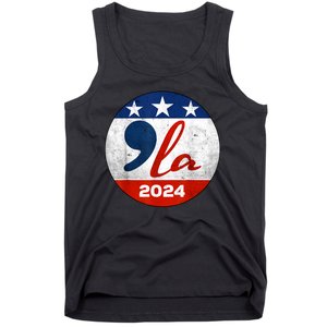 Kamala Harris 2024 For President Comma La Retro Style Tank Top