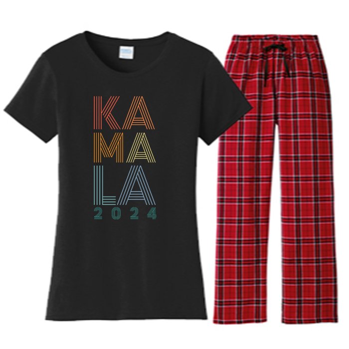 Kamala Harris 2024 Presidential Election Women's Flannel Pajama Set