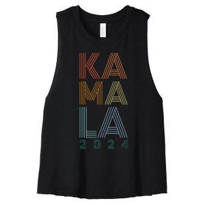 Kamala Harris 2024 Presidential Election Women's Racerback Cropped Tank