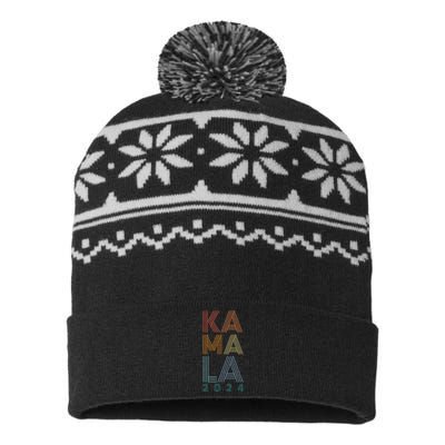 Kamala Harris 2024 Presidential Election USA-Made Snowflake Beanie