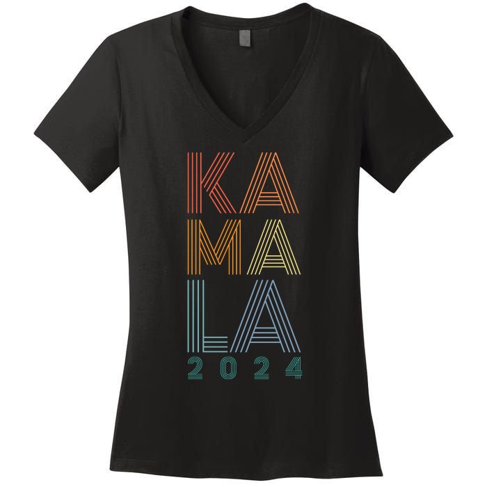 Kamala Harris 2024 Presidential Election Women's V-Neck T-Shirt