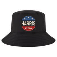 Kamala Harris 2024 For President Button Election Cool Comfort Performance Bucket Hat