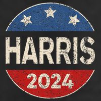 Kamala Harris 2024 For President Button Election Beanie