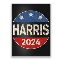 Kamala Harris 2024 For President Button Election Poster