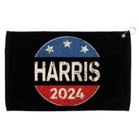 Kamala Harris 2024 For President Button Election Grommeted Golf Towel