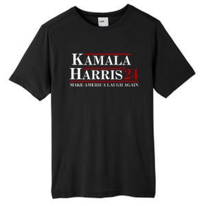 Kamala Harris 2024 Make America Laugh Again Tall Fusion ChromaSoft Performance T-Shirt