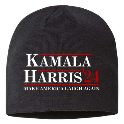 Kamala Harris 2024 Make America Laugh Again Sustainable Beanie