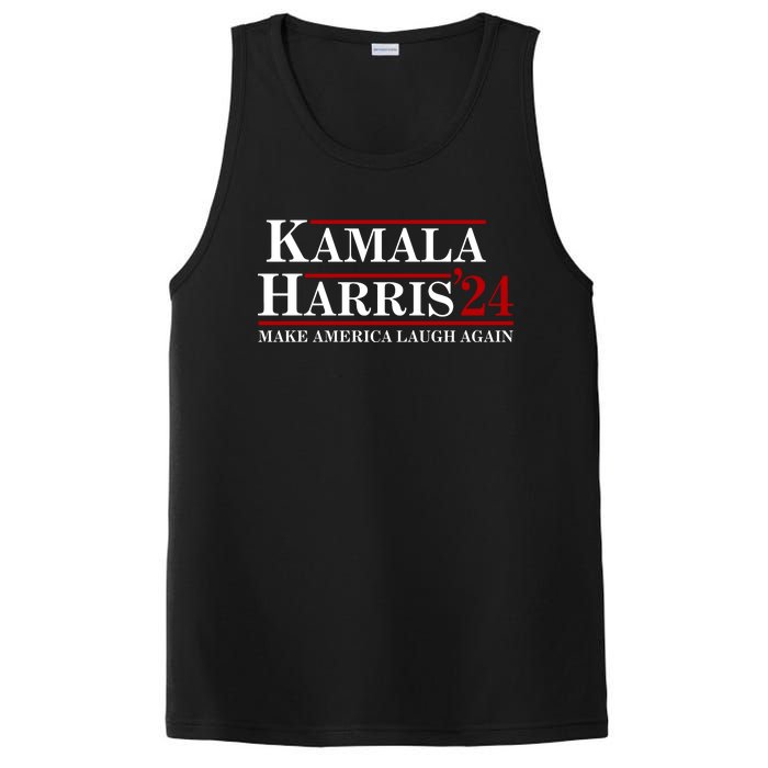 Kamala Harris 2024 Make America Laugh Again PosiCharge Competitor Tank