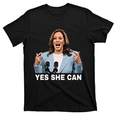 Kamala Harris 2024 President Election Kamala Yes She Can T-Shirt