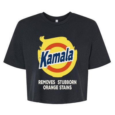 Kamala Harris 2024 Removes Stubborn Orange Stains Humorous Bella+Canvas Jersey Crop Tee