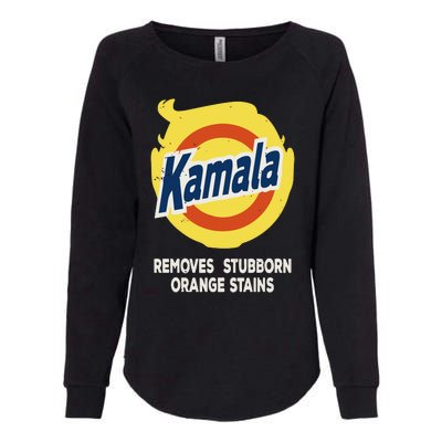 Kamala Harris 2024 Removes Stubborn Orange Stains Humorous Womens California Wash Sweatshirt