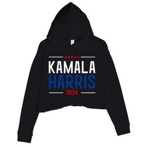 Kamala Harris 2024 Crop Fleece Hoodie