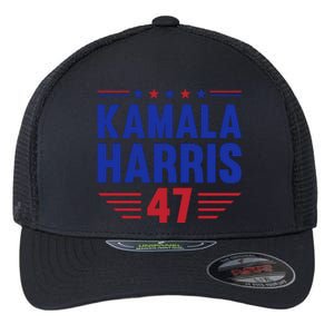 Kamala Harris 2024 Madam President Kamala Harris 47 Flexfit Unipanel Trucker Cap