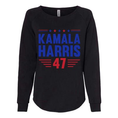 Kamala Harris 2024 Madam President Kamala Harris 47 Womens California Wash Sweatshirt