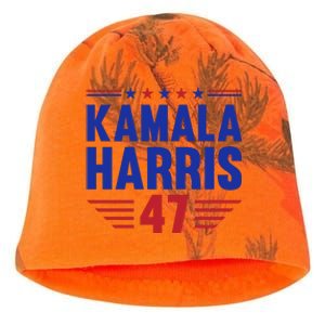 Kamala Harris 2024 Madam President Kamala Harris 47 Kati - Camo Knit Beanie