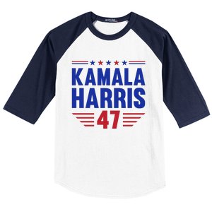 Kamala Harris 2024 Madam President Kamala Harris 47 Baseball Sleeve Shirt