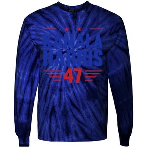 Kamala Harris 2024 Madam President Kamala Harris 47 Tie-Dye Long Sleeve Shirt