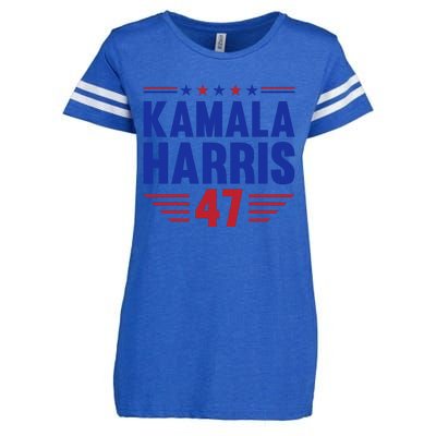 Kamala Harris 2024 Madam President Kamala Harris 47 Enza Ladies Jersey Football T-Shirt