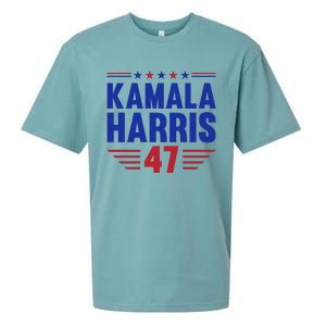 Kamala Harris 2024 Madam President Kamala Harris 47 Sueded Cloud Jersey T-Shirt