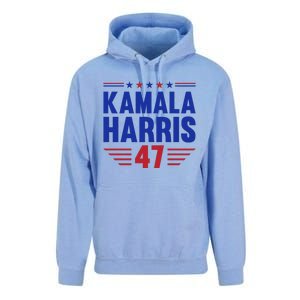 Kamala Harris 2024 Madam President Kamala Harris 47 Unisex Surf Hoodie