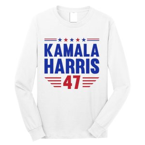 Kamala Harris 2024 Madam President Kamala Harris 47 Long Sleeve Shirt