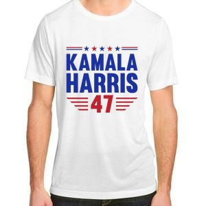 Kamala Harris 2024 Madam President Kamala Harris 47 Adult ChromaSoft Performance T-Shirt