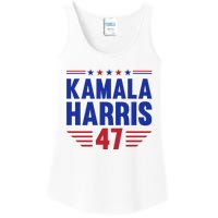 Kamala Harris 2024 Madam President Kamala Harris 47 Ladies Essential Tank