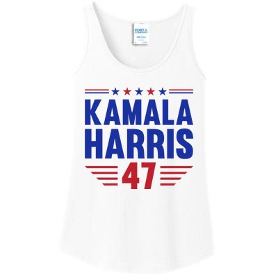 Kamala Harris 2024 Madam President Kamala Harris 47 Ladies Essential Tank