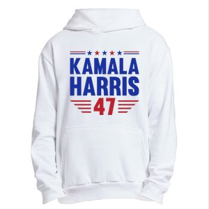 Kamala Harris 2024 Madam President Kamala Harris 47 Urban Pullover Hoodie